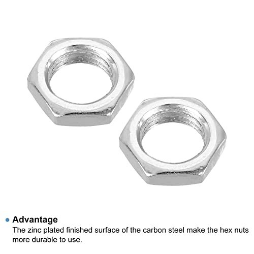 M10 x 1.0 Steel Hex Nuts view 4