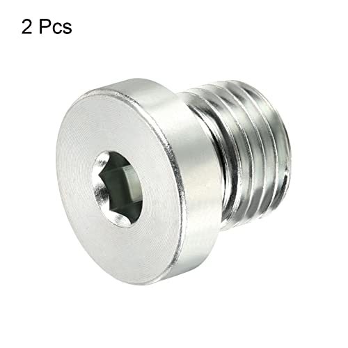 M14*1.5 Internal Hex Head Pipe Fitting Plug Male Thread 2 Pack view 3