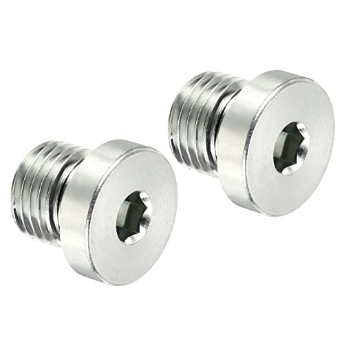 M14*1.5 Internal Hex Head Pipe Fitting Plug Male Thread 2 Pack — PATIKIL