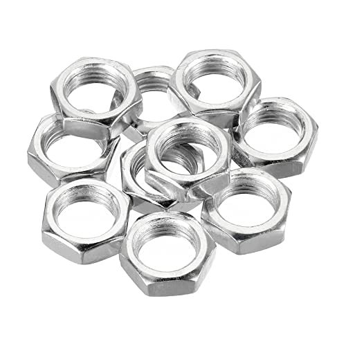M14 x 1.5 Steel Hex Nuts, 10 Pack Metric Thread Zinc Plated Finished — PATIKIL
