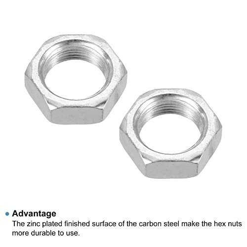 M16 x 1.0 Steel Hex Nuts view 4