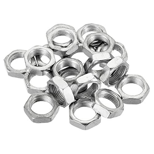 M20 x 1.5 Steel Hex Nuts, 20 Pack Metric Thread Zinc Plated Finished — PATIKIL