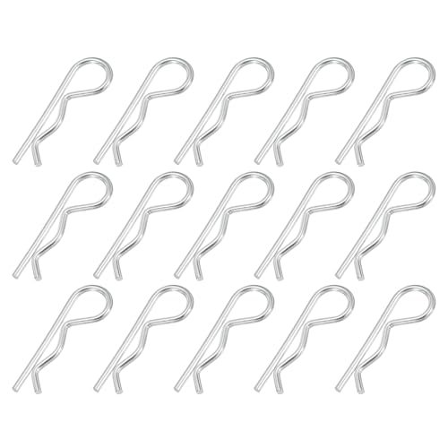 M2x40mm Cotter Pin Assortment Kit 15Pcs Heavy Duty R Clips Pin — PATIKIL