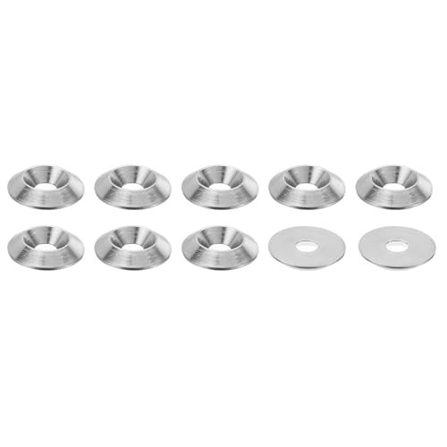 M5 Finish Countersunk Washer 18mm Dia 304 Stainless Steel 10pcs — PATIKIL