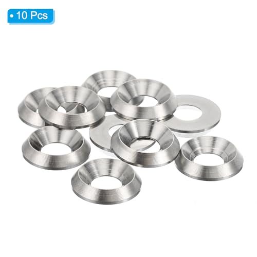 M6 Finish Countersunk Washer 15mm Dia 304 Stainless Steel 10pcs view 3