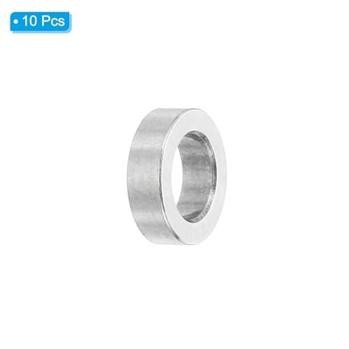M6 Stainless Steel Spacers 6.2mm ID 10mm OD 3mm L 10 Pcs view 3