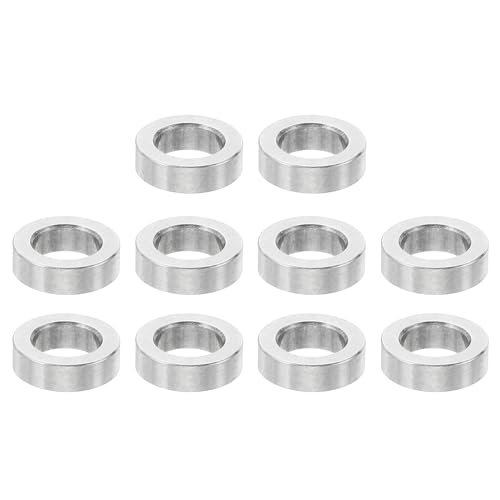 M6 Stainless Steel Spacers 6.2mm ID 10mm OD 3mm L 10 Pcs — PATIKIL