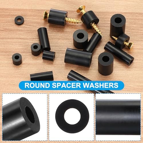 M8 ABS Spacers 5/16" ID x 9/16" OD x 1 3/8" L view 3