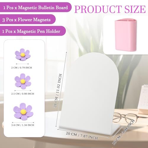Magnetic Bulletin Board, Memo Magnet Display Stand Board view 2