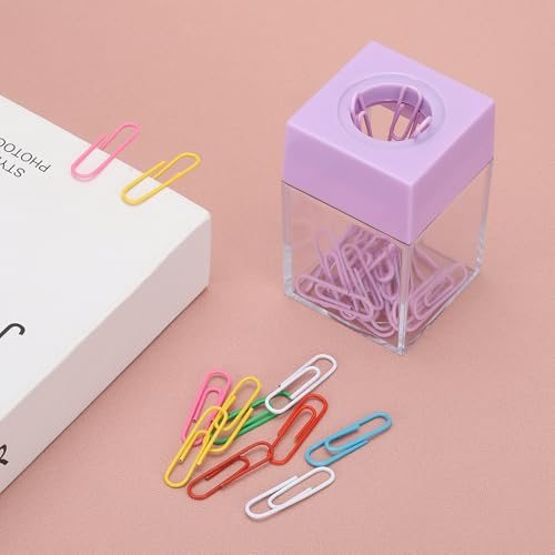 Magnetic Paper Clip Holder Dispenser, Large Capacity Paper Clip Organizers view 5