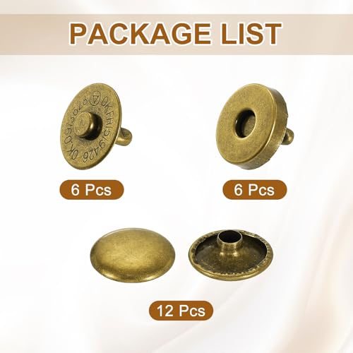 Magnetic Purse Closure Fastener Clasps Replacement Tool Kit view 3