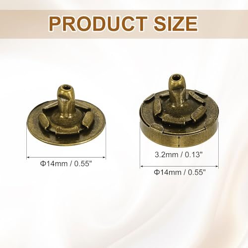 Magnetic Purse Closure Fastener Clasps Replacement Tool Kit view 2