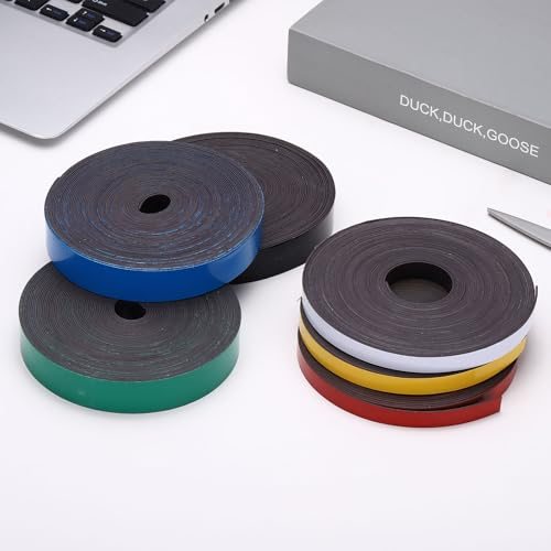 Magnetic Strip Roll 2Roll 32.8ft x 0.4" Fridge Magnets Tape Black view 4