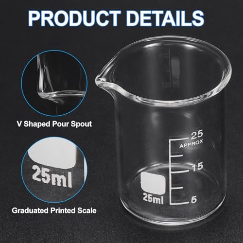 Measuring Glass Beaker with 50pcs Wood Sticks view 3