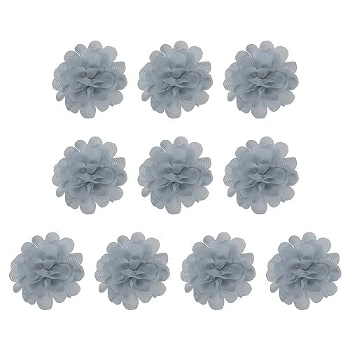 Mesh Fabric Flowers Sewing Fabric Appliques Headband Embellishments — PATIKIL