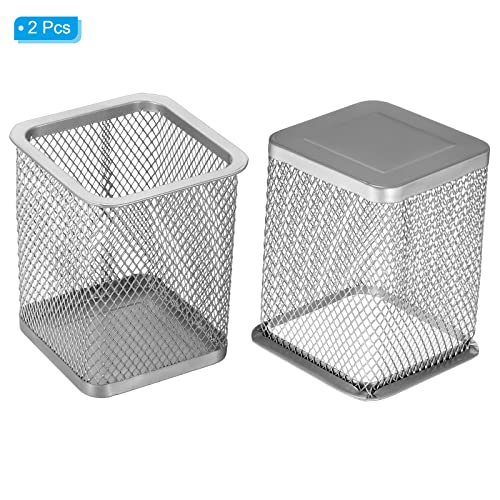 Mesh Pen Holder, 2 Pack Pencil Holder Pencil Basket Pen Cup Locker view 3
