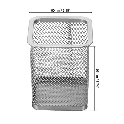 Mesh Pen Holder, 2 Pack Pencil Holder Pencil Basket Pen Cup Locker view 2
