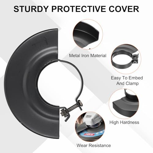 Metal Adjustable Angle Grinder Safety Guard Wheel Disc Blades Protective view 3