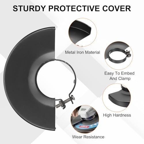 Metal Adjustable Angle Grinder Safety Guard Wheel Disc Blades Protective view 3
