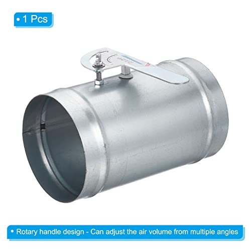 Metal Adjustment Airflow Ducting Backdraft Damper Control view 3