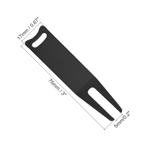 Metal Bending Golf Divot Repair Tool, 4 Pcs Metal Golf Fork Accessory view 2