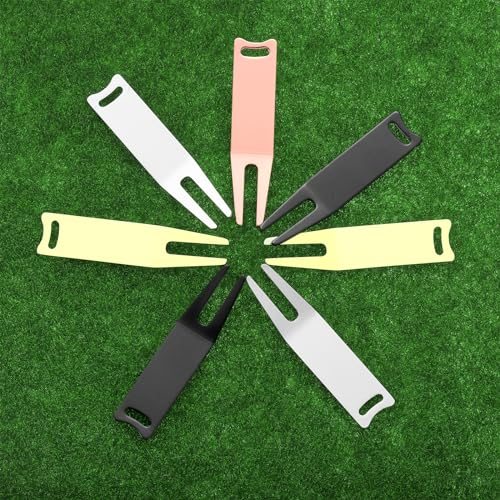 Metal Bending Golf Divot Repair Tool, 4 Pcs Metal Golf Fork Accessory view 4