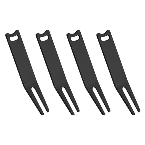 Metal Bending Golf Divot Repair Tool, 4 Pcs Metal Golf Fork Accessory — PATIKIL