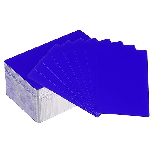 Metal Business Cards Blank, 0.21mm Thick 3.4x2.1 Inch Aluminum Laser — PATIKIL
