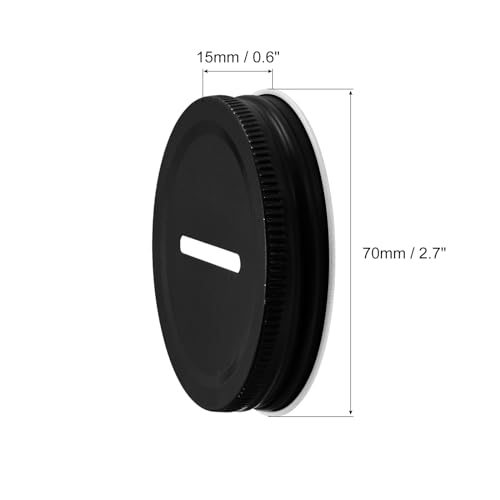 Metal Coin Slot Lid, 70mm Tinplate Canning Bank Caps view 2