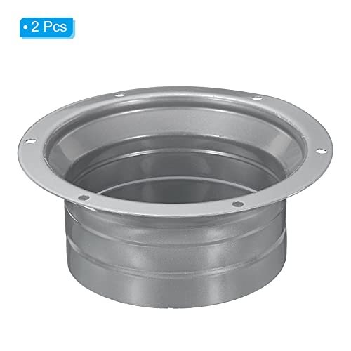 Metal Fitting Straight Pipe Flange Round Ventilation Air Duct view 3