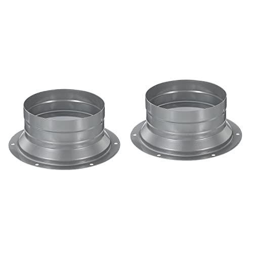 Metal Fitting Straight Pipe Flange Round Ventilation Air Duct — PATIKIL