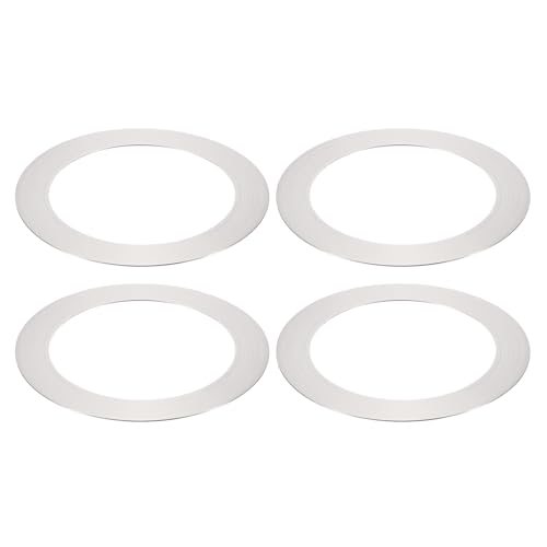 Metal Flat Round Goof Plate Cover Ring Decorative Trim — PATIKIL