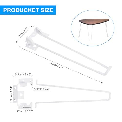 Metal Folding Table Legs view 2