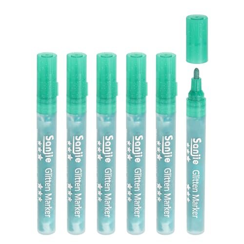 Metallic Marker Pens, 6Pcs Glitters Paint Pens Paint Pens Shimmer Colored — PATIKIL