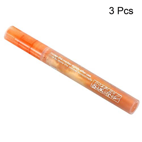 Metallic Paint Pens, 3 Pack Acrylic Paint Marker Flash Line Colored view 3