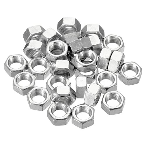 Metric Thread Zinc Plated Finished Hardware Nuts Screw Bolt Fasteners 6mm — PATIKIL