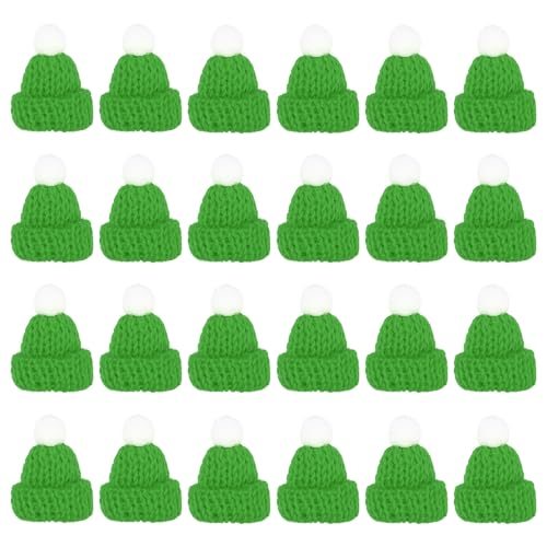 Mini Christmas Knit Hats Miniature Doll Hat — PATIKIL