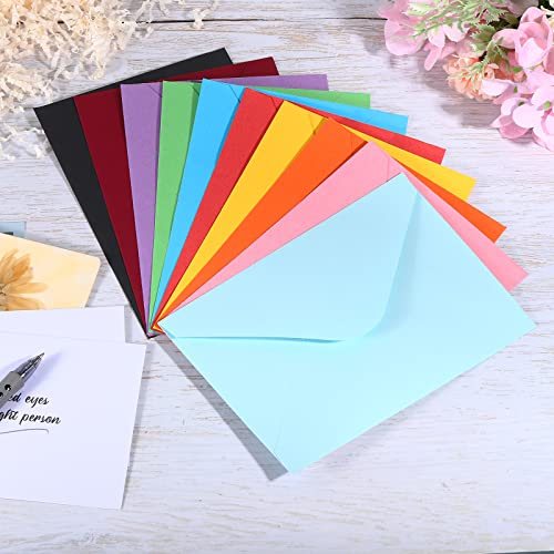 Mini Envelopes, 100 Pack Mini Gift Card Business Card Envelope view 5