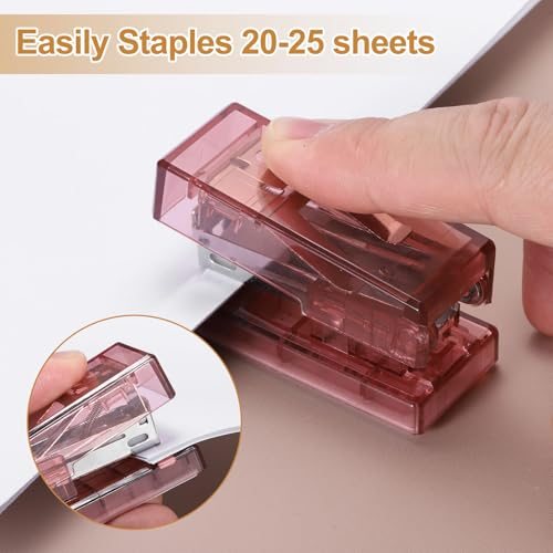 Mini Stapler with Staples 20 Sheet Capacity with 1000pcs Staples view 3