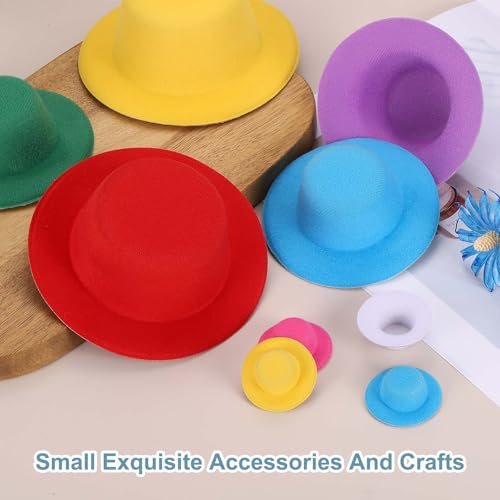 Mini Top Hat for Crafts Hair Accessories Decorate Doll Snowman view 5