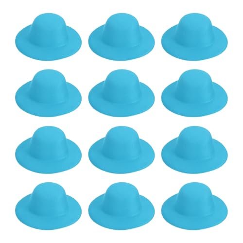 Mini Top Hat for Crafts Hair Accessories Decorate Doll Snowman — PATIKIL