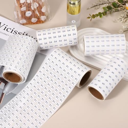 Mini Vinyl Self Adhesive Label Circle Decals 1 Roll Dots Round view 4