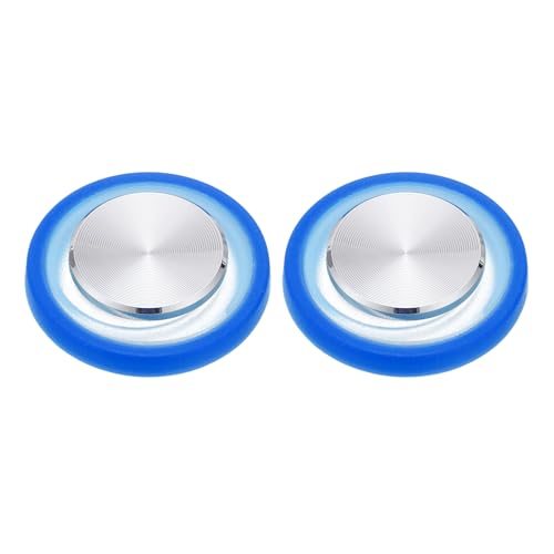 Mobile Phone Game Joystick, Plating Spiral Game Control Blue, Touch — PATIKIL