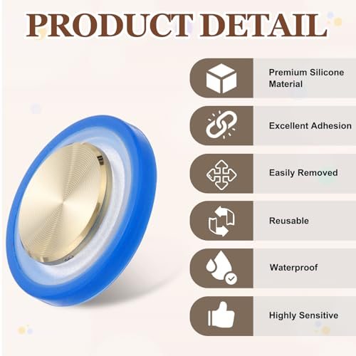 Mobile Phone Game Joystick Spiral Game Control Gold/Blue, Touch Screen view 3
