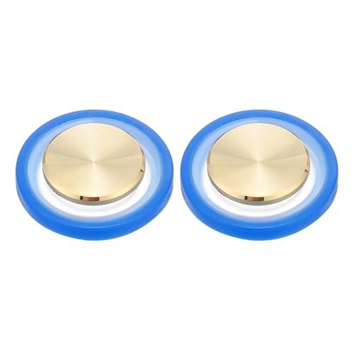 Mobile Phone Game Joystick Spiral Game Control Gold/Blue, Touch Screen — PATIKIL