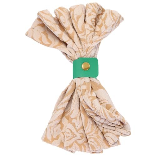 Napkin Rings, 12 Pcs Leather Napkin Rings Rustic Holder view 5
