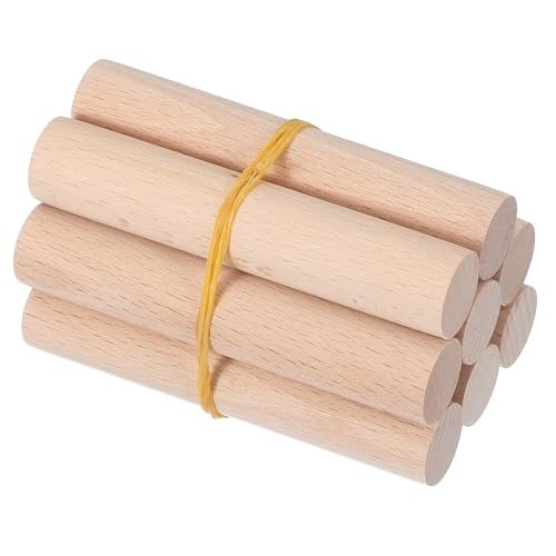 Natural Color, Round Wood Sticks Precut Wooden Rods — PATIKIL