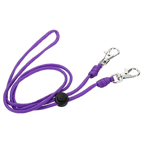 Neck Lanyard with 2 Swivel Hooks, Badge Lanyards Adjustable Long Strap ID view 3