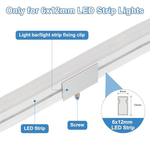Neon LED Lights Install Fixing Clips Accessories view 3