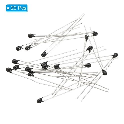 NTC Thermistors Resistors, 20Pcs 10K Ohm MF52-103 5% Accuracy High view 3